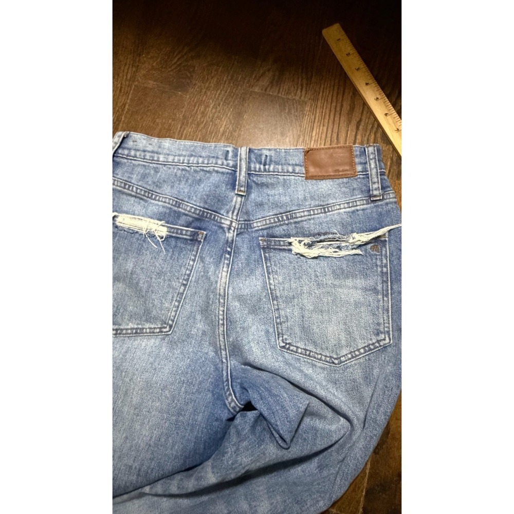Madewell Women's The Perfect Vintage Jeans Light Wash Distressed Denim Size 28 - Picture 5 of 7